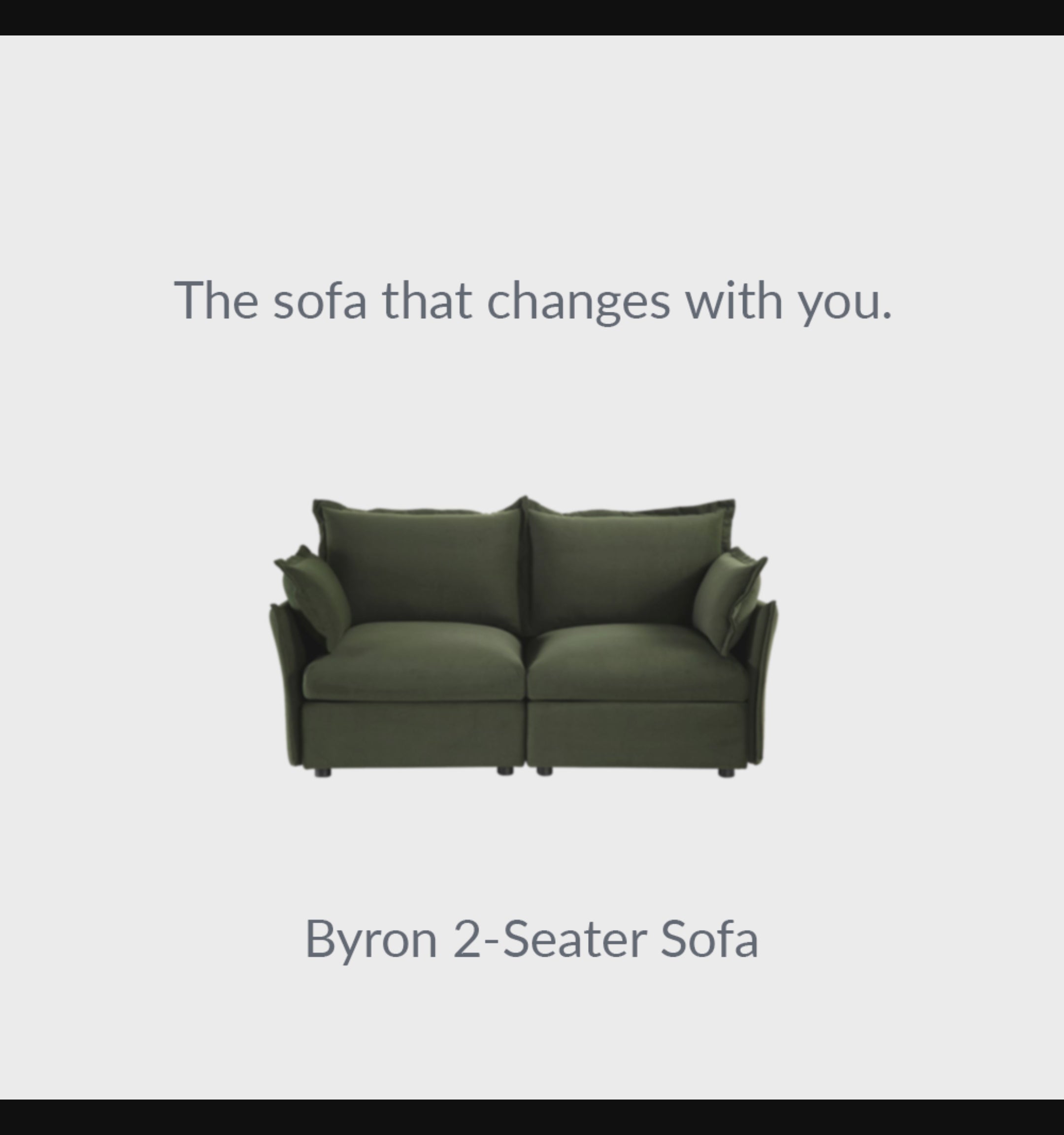 Byron Beige Fabric Pouffe